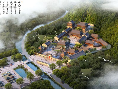 固镇资教寺总体建筑规划方案图